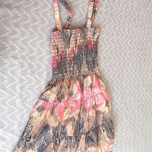 2 Strap Dress or Top w Sequence Dot Pattern (Multicolored) - Picture 10 of 14